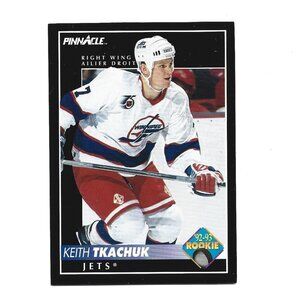 ’92-93 Pinnacle Keith Tkachuk Winnopeg Jets Rookie Hockey Card [h62]